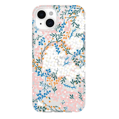 KSNY iPhone 15 Plus Protective Case Magsafe Multi Floral Rose
