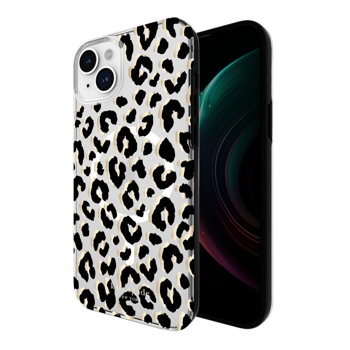 KSNY iPhone 15 Plus Protective Case Magsafe City Leopard