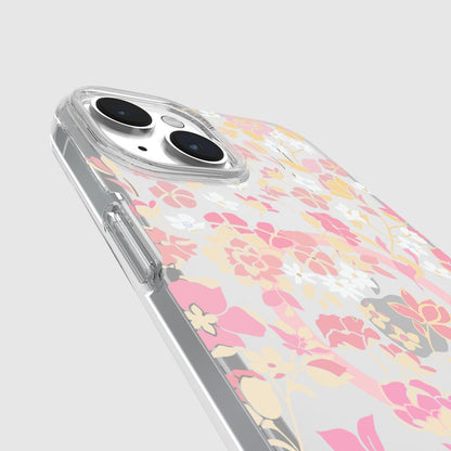 KSNY iPhone 15 Plus Protective Case Magsafe Flowerbed Pink