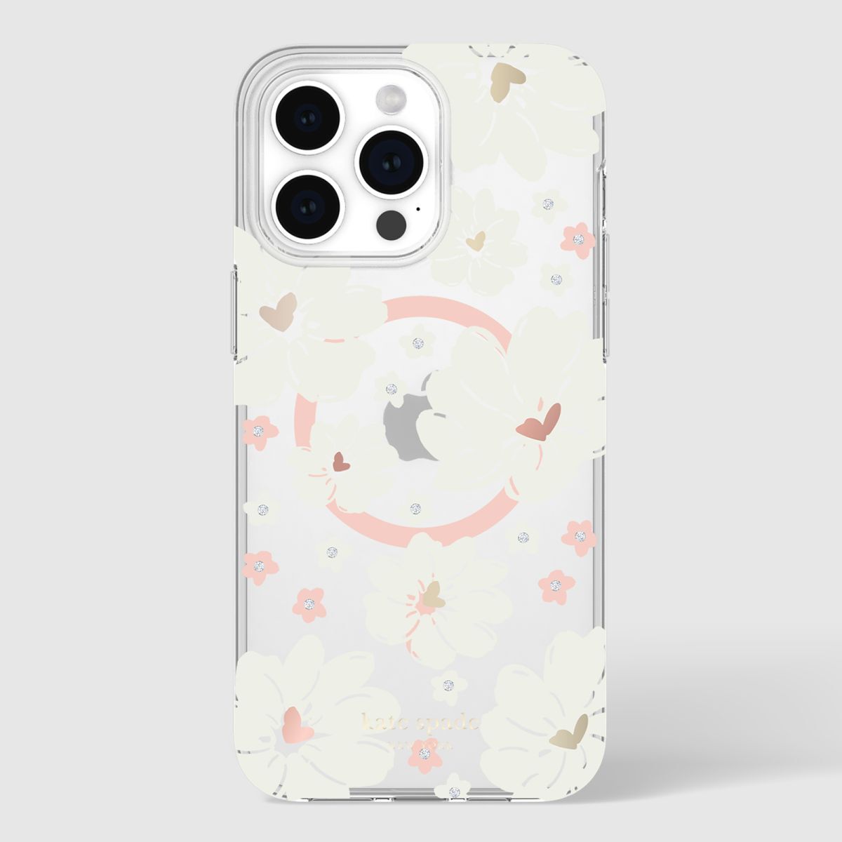 KSNY iPhone 15 Pro Max Protective Case Magsafe Classic Peony