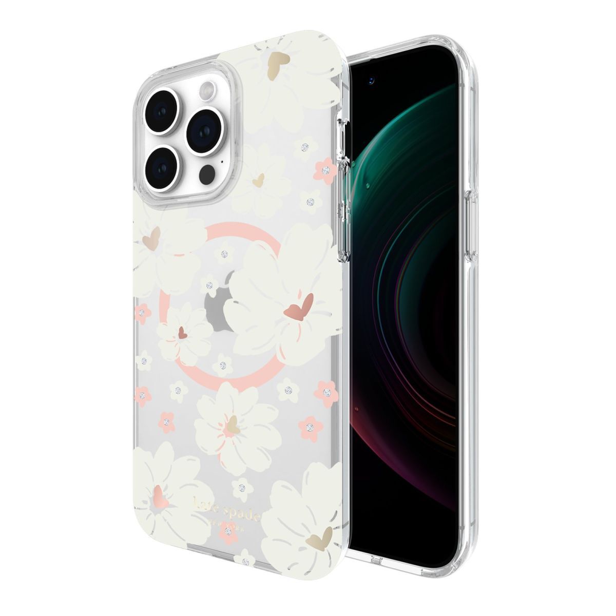 KSNY iPhone 15 Pro Max Protective Case Magsafe Classic Peony