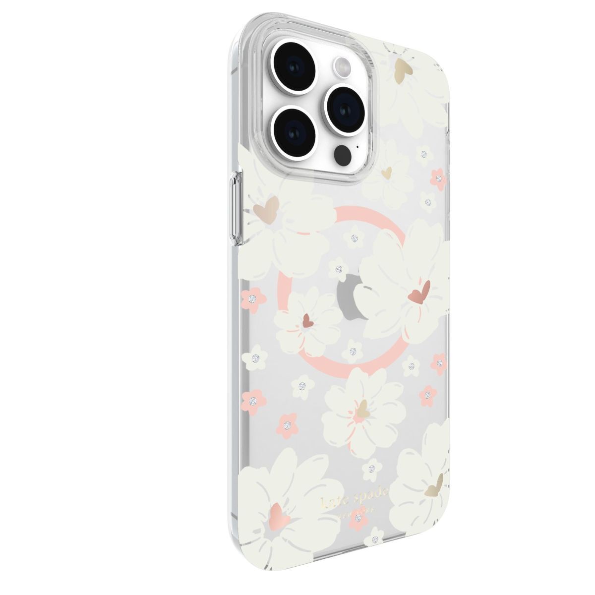 KSNY iPhone 15 Pro Max Protective Case Magsafe Classic Peony