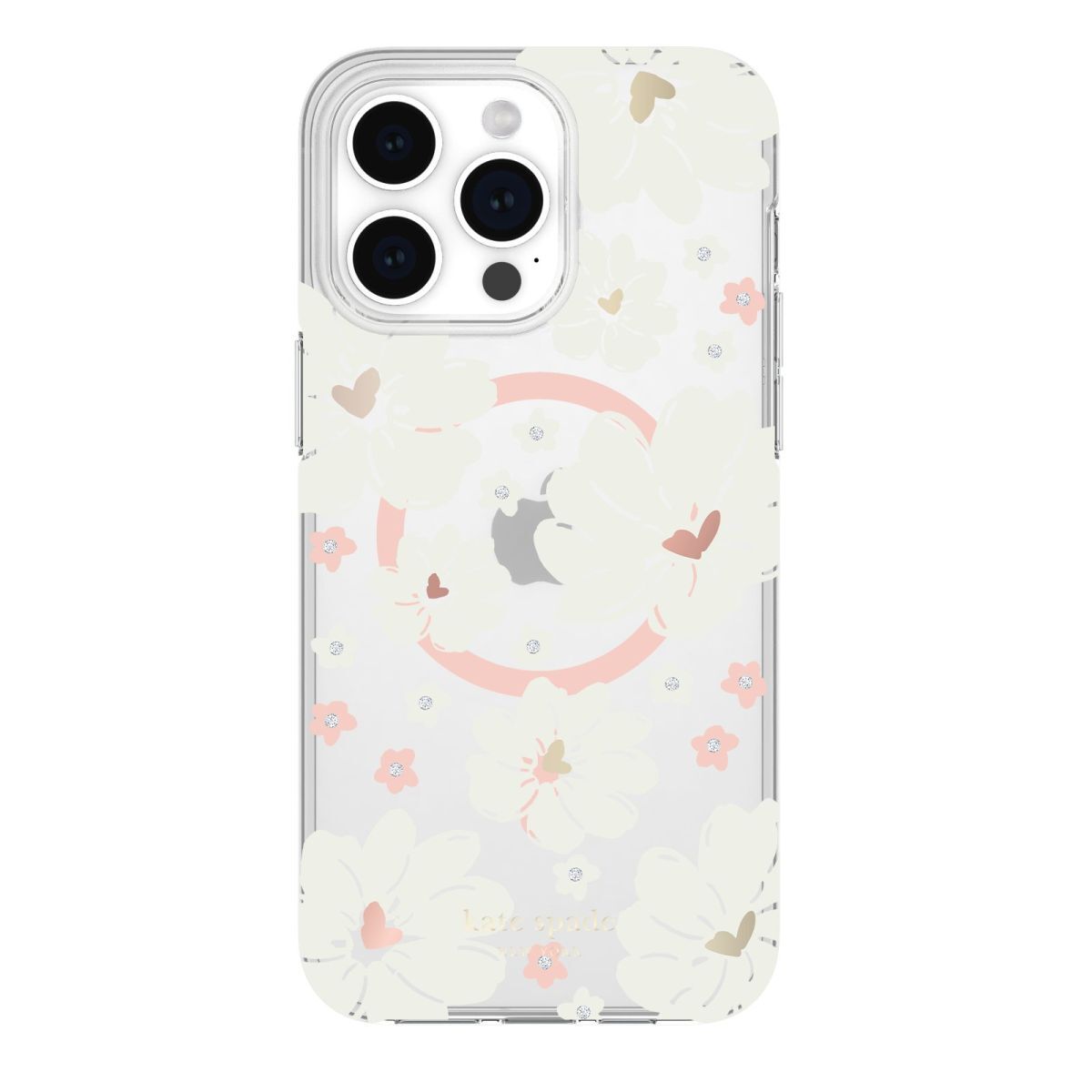 KSNY iPhone 15 Pro Max Protective Case Magsafe Classic Peony