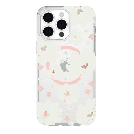 KSNY iPhone 15 Pro Max Protective Case Magsafe Classic Peony
