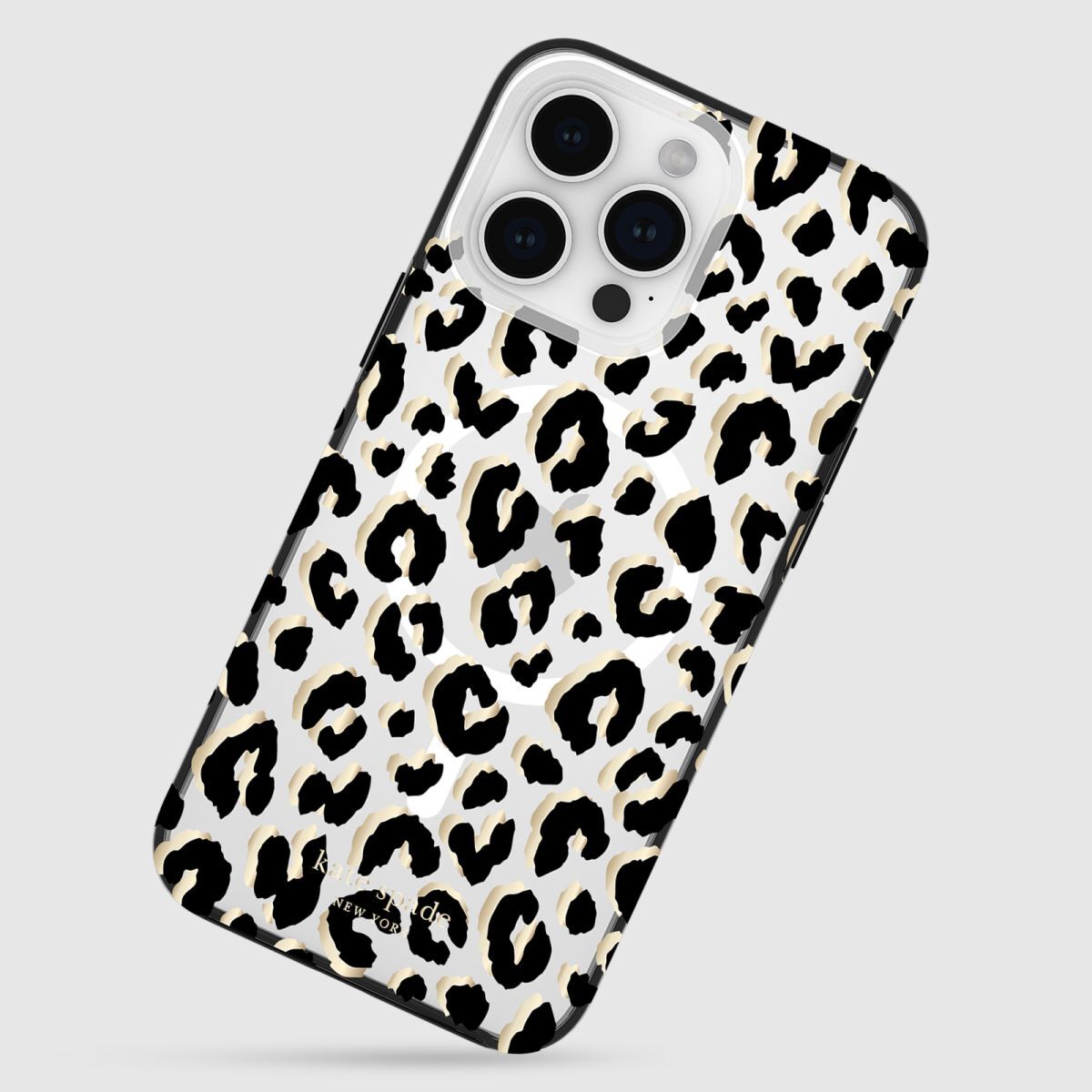 KSNY iPhone 15 Pro Max Protective Case Magsafe City Leopard
