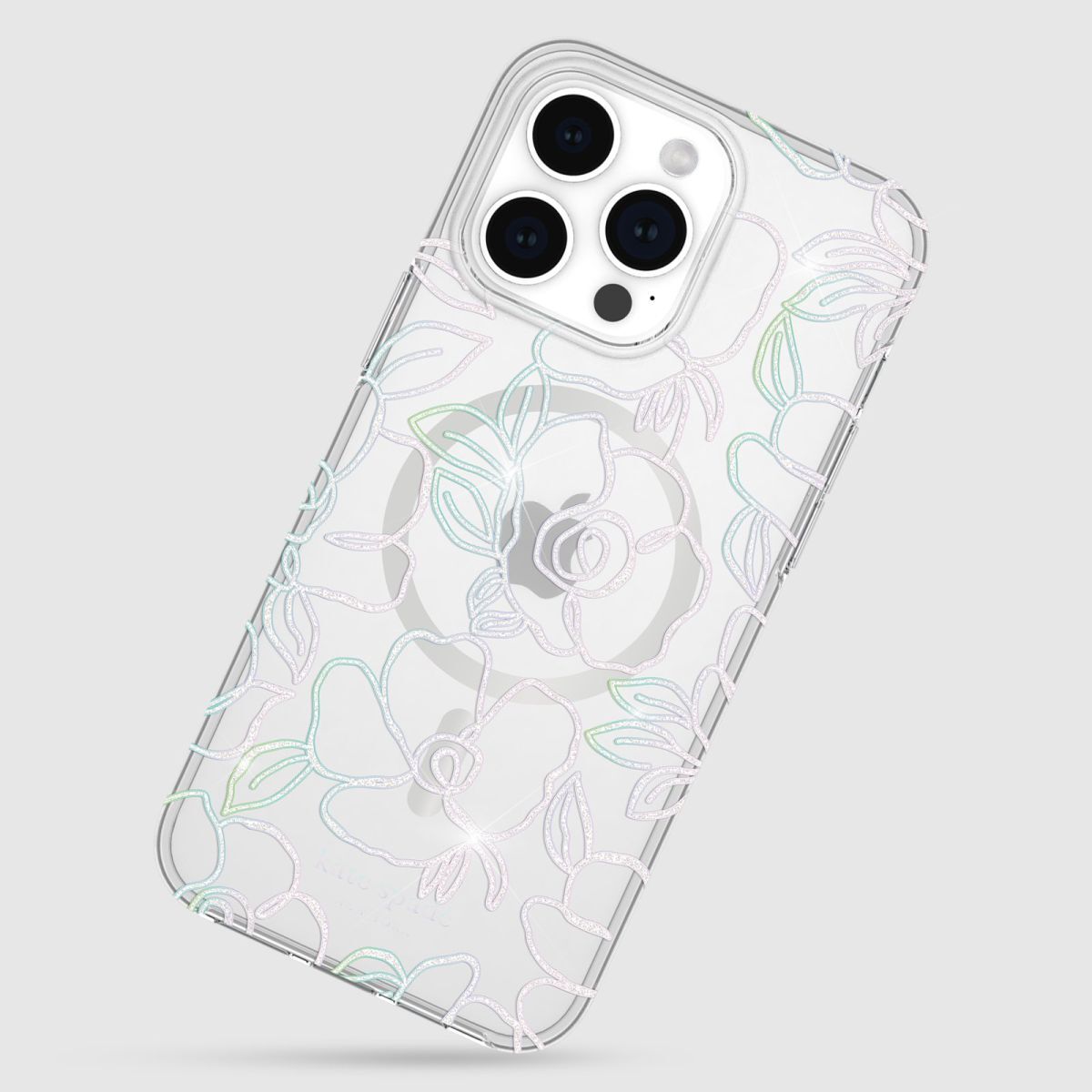 KSNY iPhone 15 Pro Max Protective Case Magsafe Modern Floral