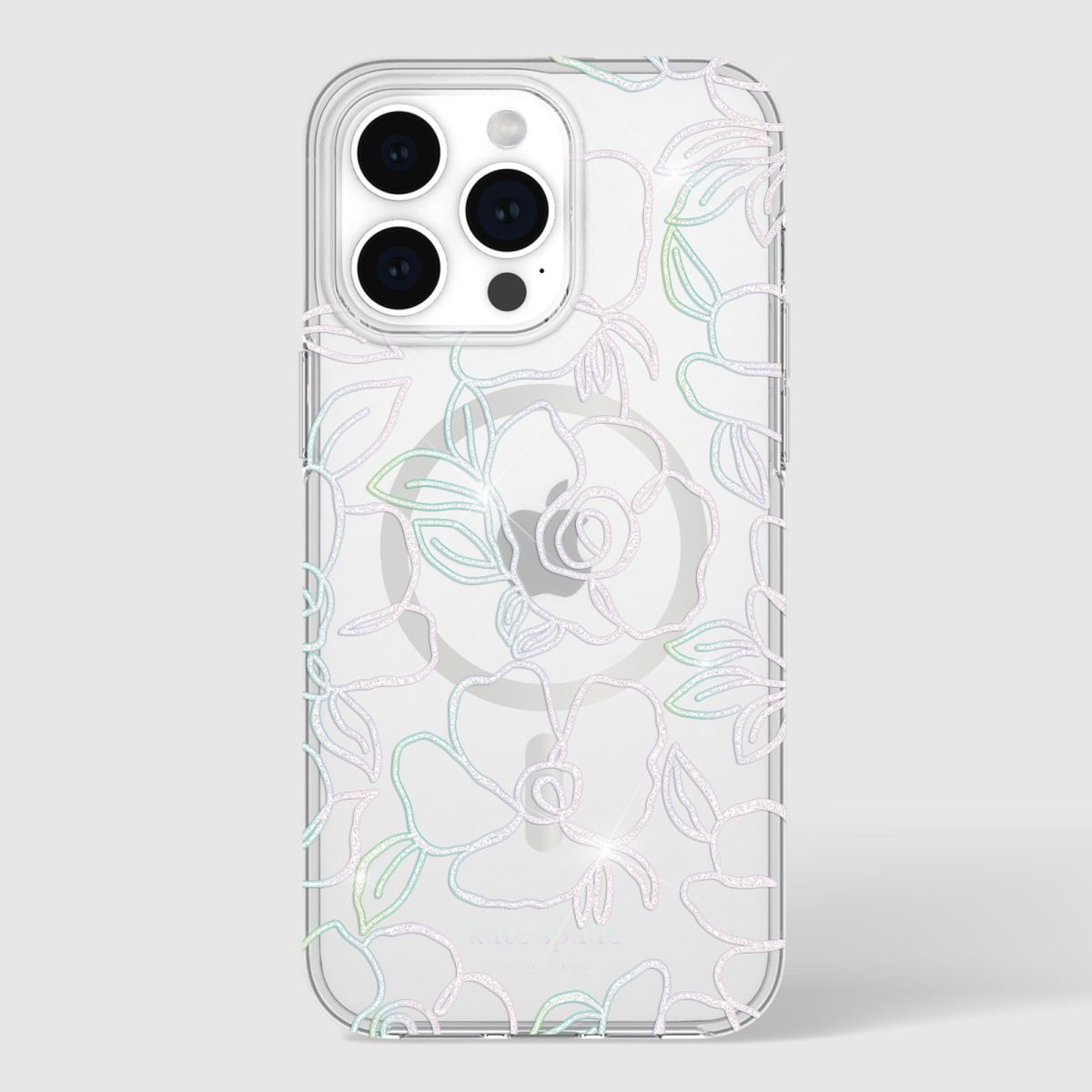 KSNY iPhone 15 Pro Max Protective Case Magsafe Modern Floral