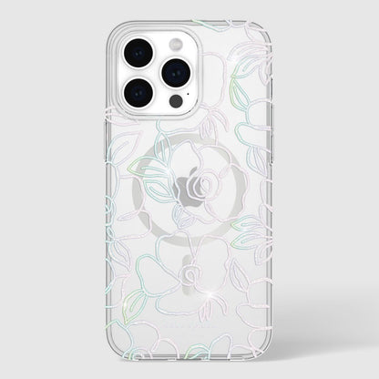 KSNY iPhone 15 Pro Max Protective Case Magsafe Modern Floral