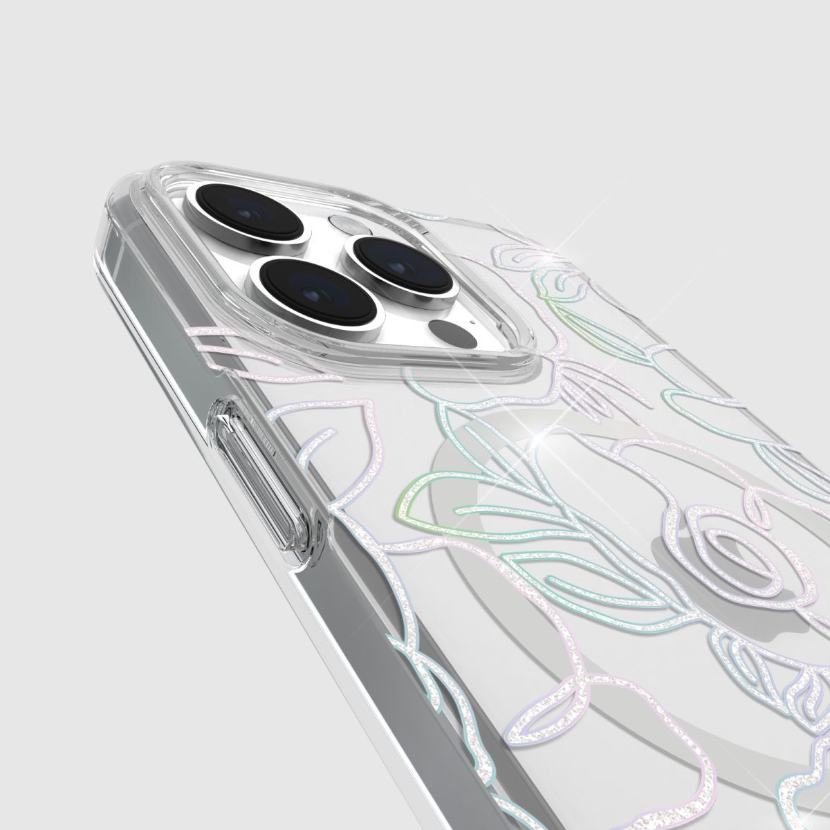 KSNY iPhone 15 Pro Max Protective Case Magsafe Modern Floral