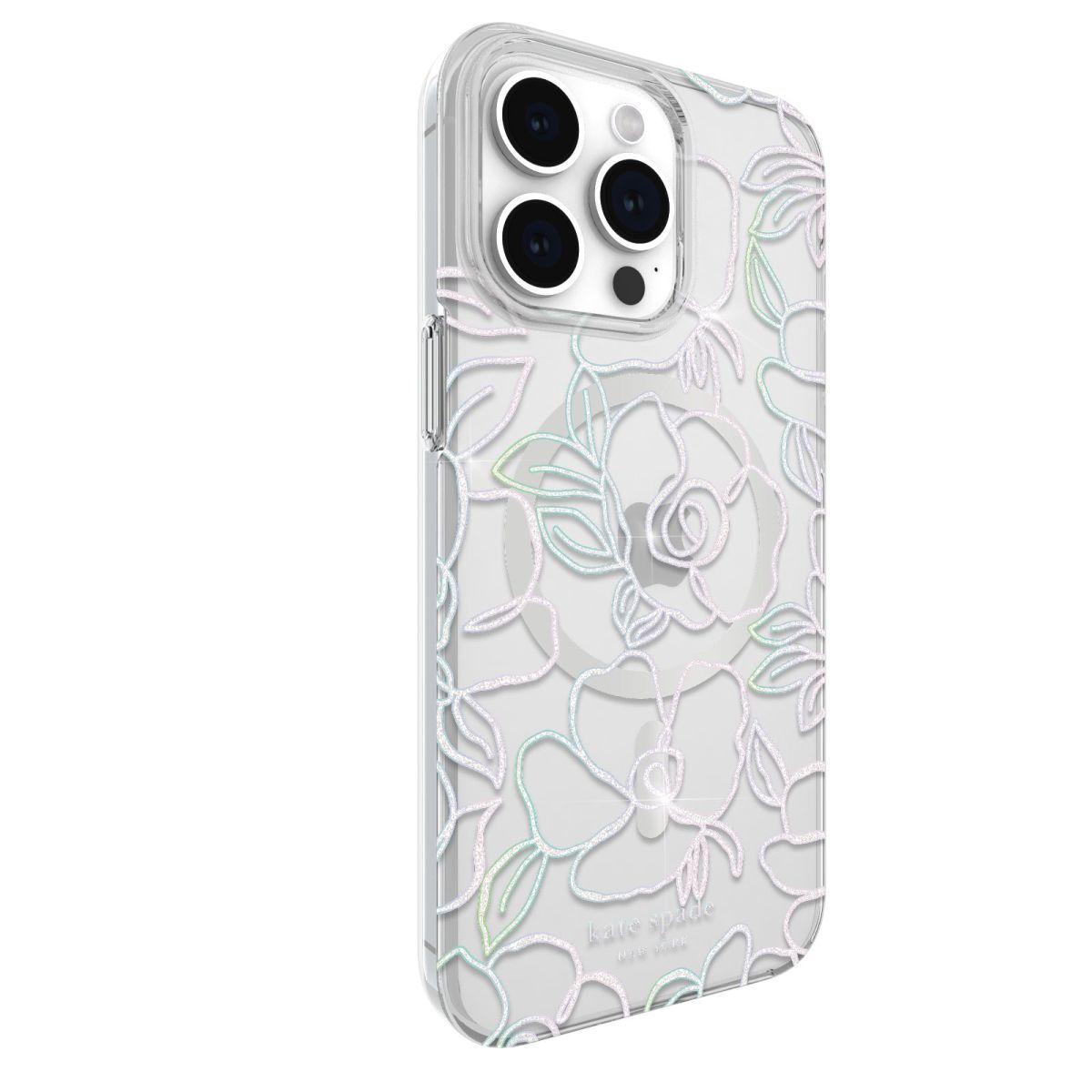 KSNY iPhone 15 Pro Max Protective Case Magsafe Modern Floral