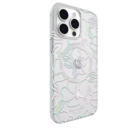 KSNY iPhone 15 Pro Max Protective Case Magsafe Modern Floral