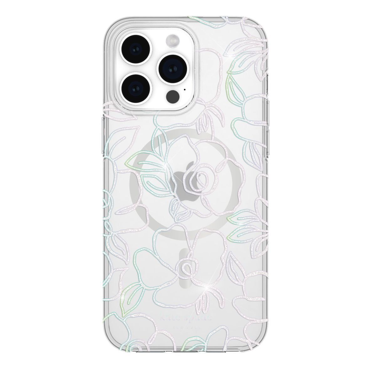 KSNY iPhone 15 Pro Max Protective Case Magsafe Modern Floral