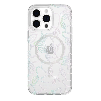 KSNY iPhone 15 Pro Max Protective Case Magsafe Modern Floral