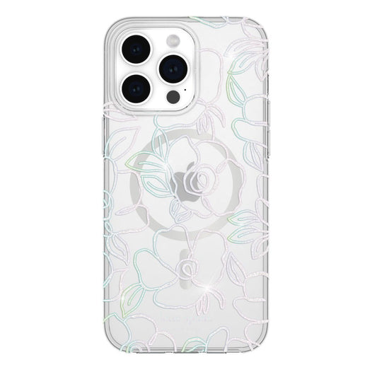 KSNY iPhone 15 Pro Max Protective Case Magsafe Modern Floral