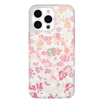 KSNY iPhone 15 Pro Max Protective Case Magsafe Flowerbed Pink