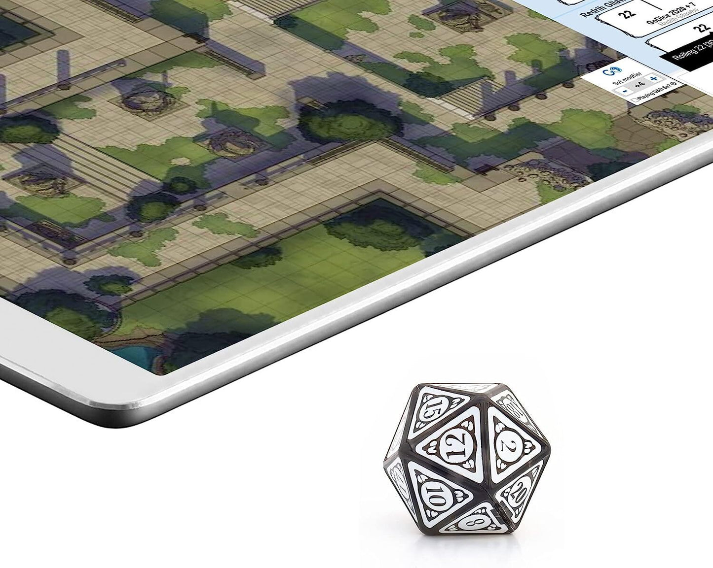 GoDice D20 Connected Polyhedral Dice for Online RPG Play