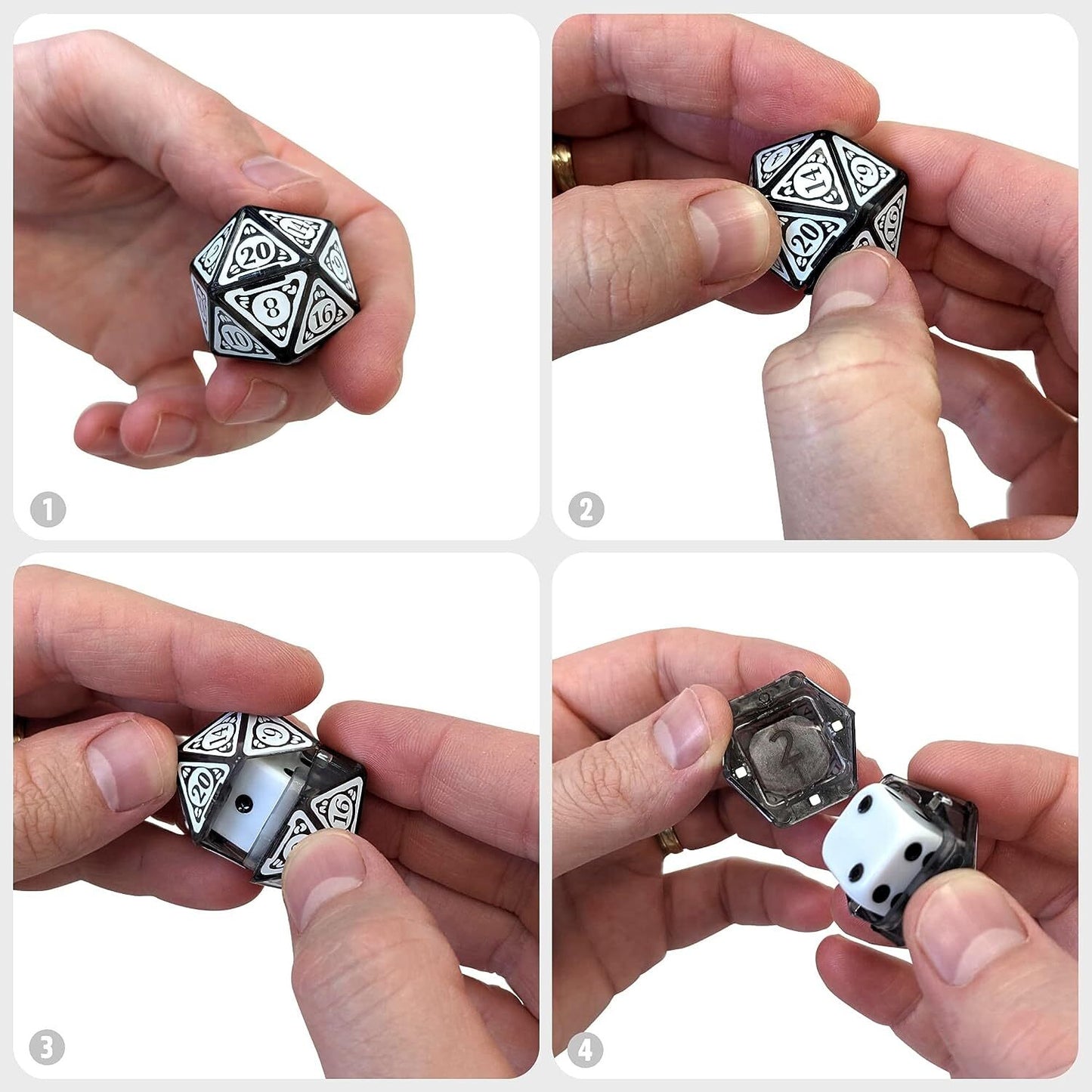 GoDice D20 Connected Polyhedral Dice for Online RPG Play