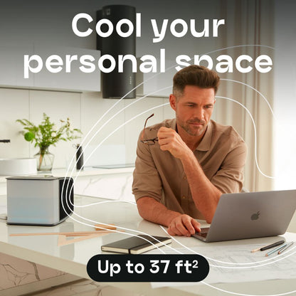 Evapolar evaSMART Personal Portable Air Cooler and Humidifier Stormy Grey