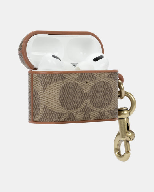 Coach AirPods Pro Case Signature C Khaki