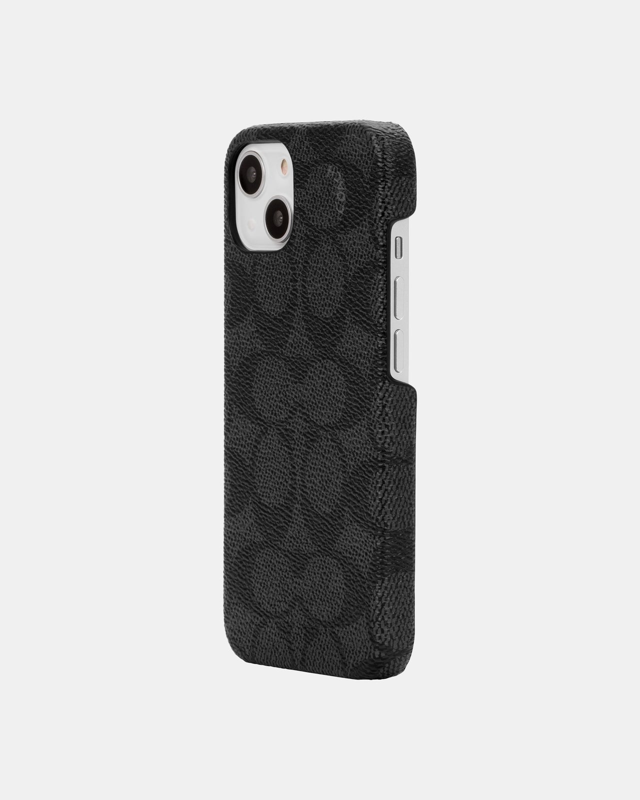 Coach Slim Phone Case Wrap for Apple iPhone 13 Signature C Black