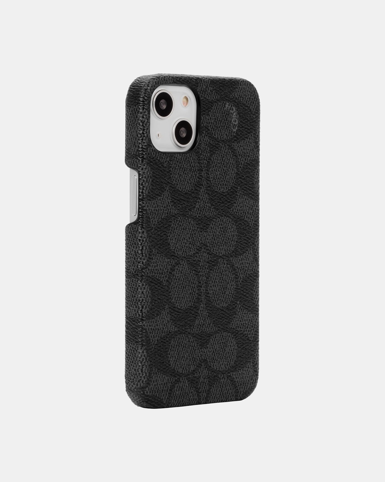 Coach Slim Phone Case Wrap for Apple iPhone 13 Signature C Black