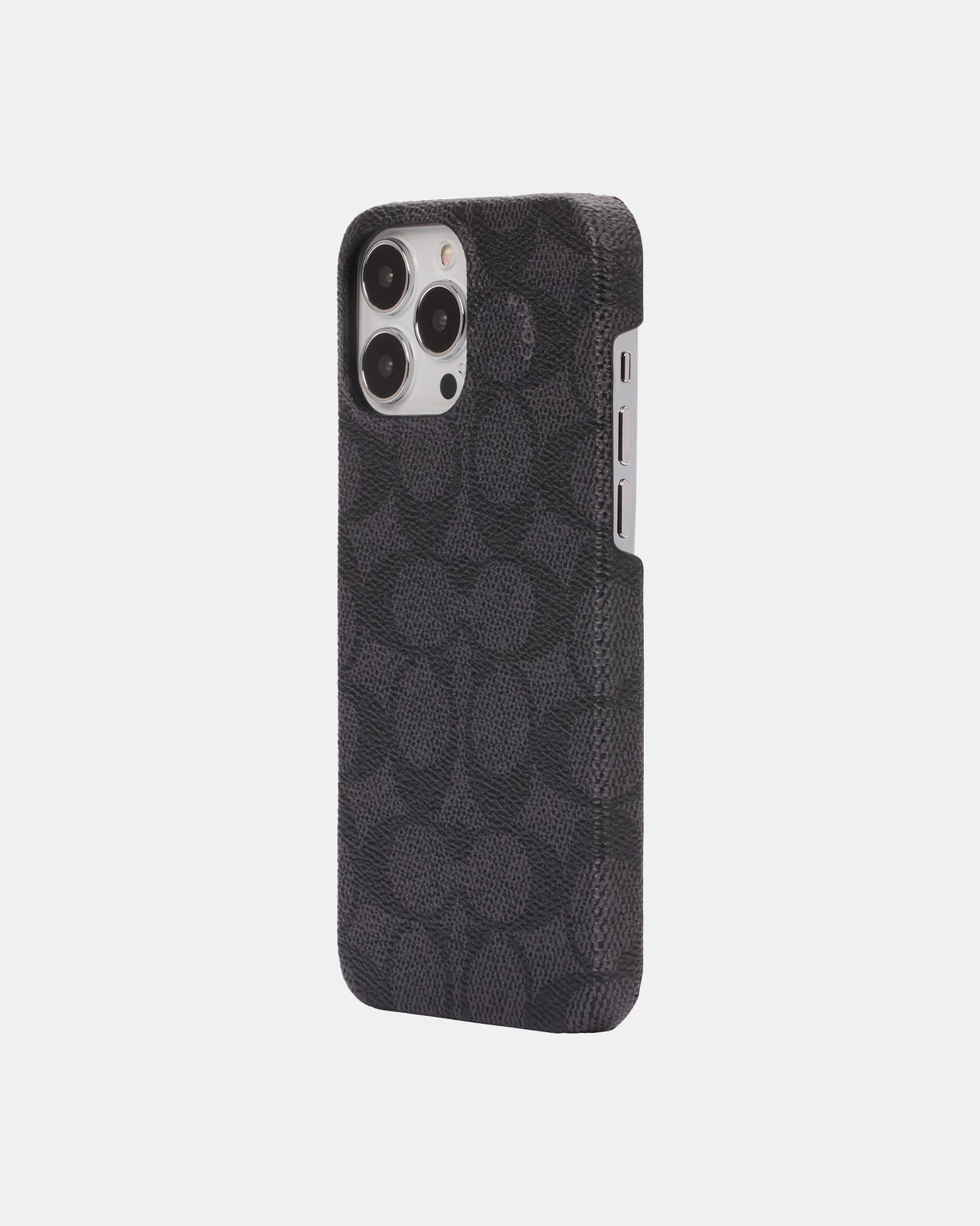 Coach Slim Phone Case Wrap for Apple iPhone 13 Pro Max & Apple iPhone 12 Pro Max Signature C Black