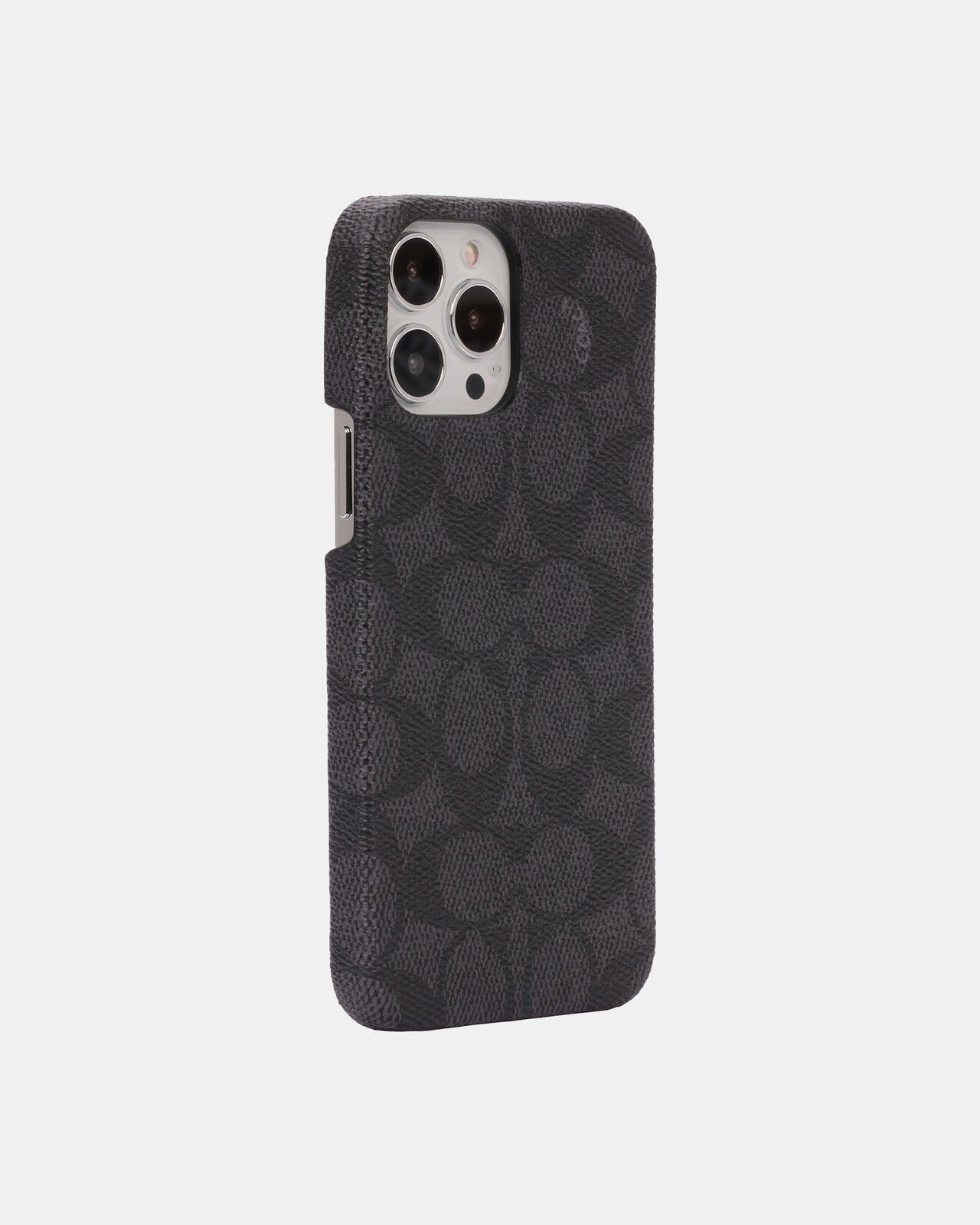 Coach Slim Phone Case Wrap for Apple iPhone 13 Pro Max & Apple iPhone 12 Pro Max Signature C Black