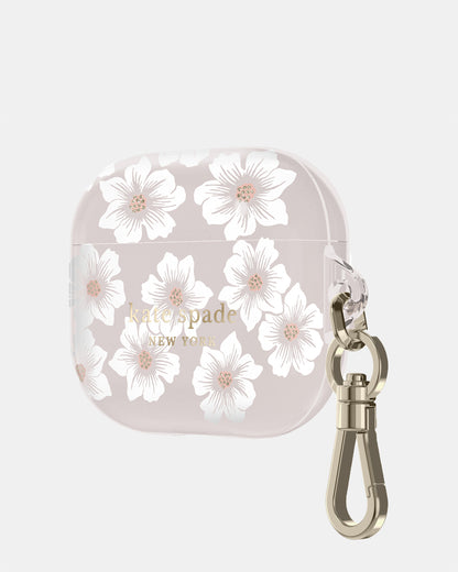 kate spade new york Protective Apple AirPods Gen 3 Case Hollyhock Cream