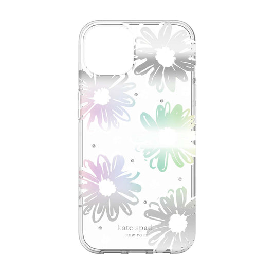 KSNY iPhone 13 Protective Hardshell Daisy Iridescent