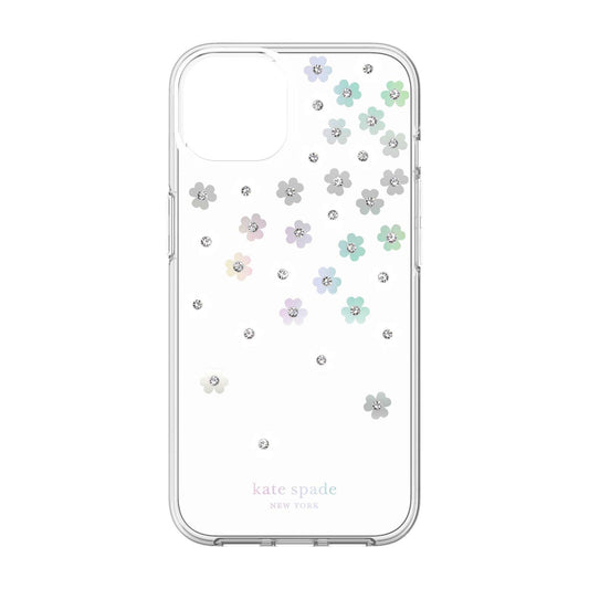 KSNY iPhone 13 Protective Hardshell Scattered Flowers