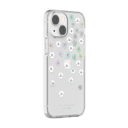 KSNY iPhone 12/13 mini Protective Hardshell Scattered Flowers