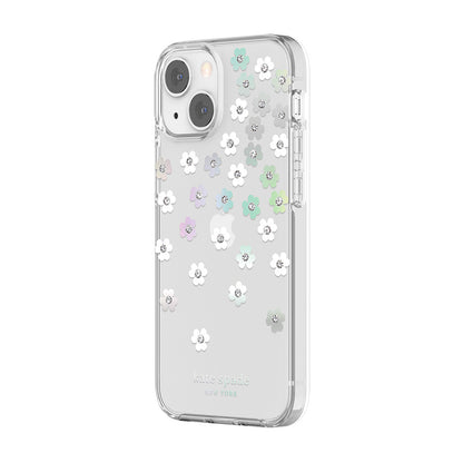 KSNY iPhone 12/13 mini Protective Hardshell Scattered Flowers