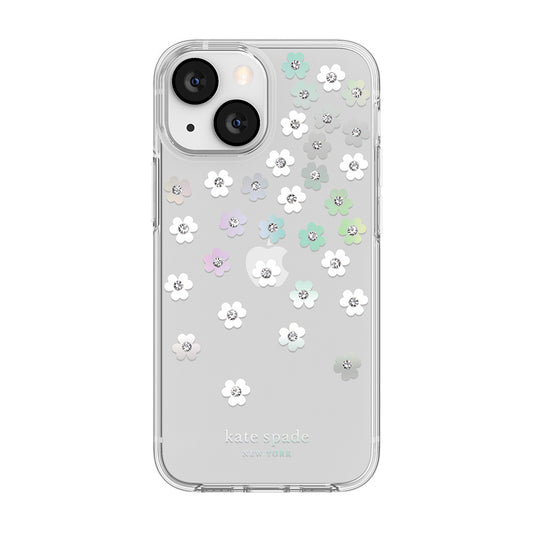 KSNY iPhone 12/13 mini Protective Hardshell Scattered Flowers