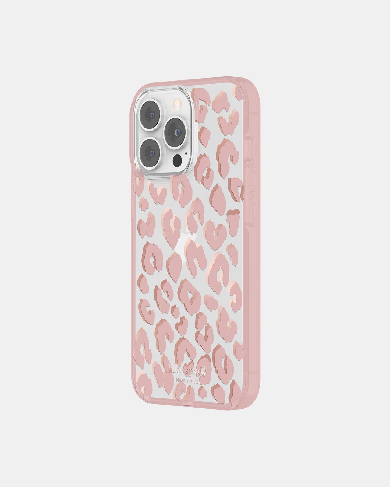 kate spade new york Protective Hardshell for Apple iPhone 13 Pro City Leopard Pink