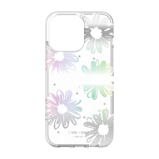 KSNY iPhone 13 Pro Protective Hardshell Daisy Iridescent