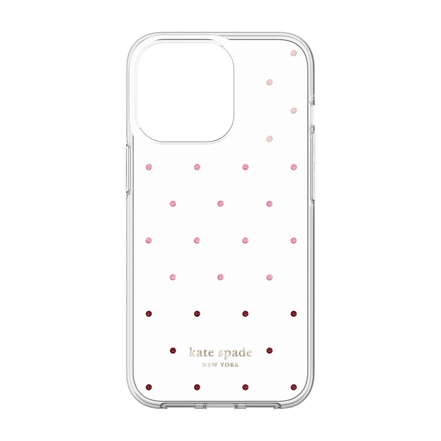 KSNY iPhone 13 Pro Protective Hardshell Pin Dot Ombre