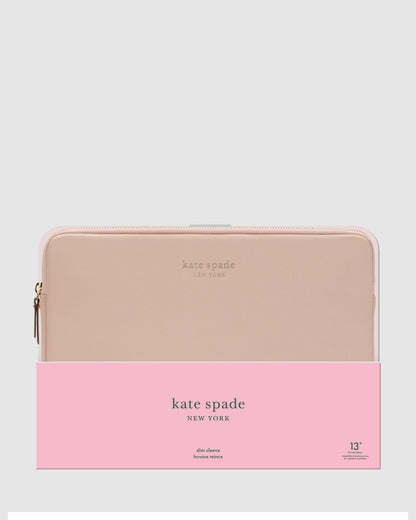 kate spade new york Slim Sleeve for 13" Laptops Pale Vellum