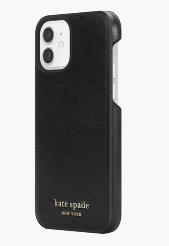 kate spade new york Wrap Phone Case for Apple iPhone 12 & Apple iPhone 12 Pro Black