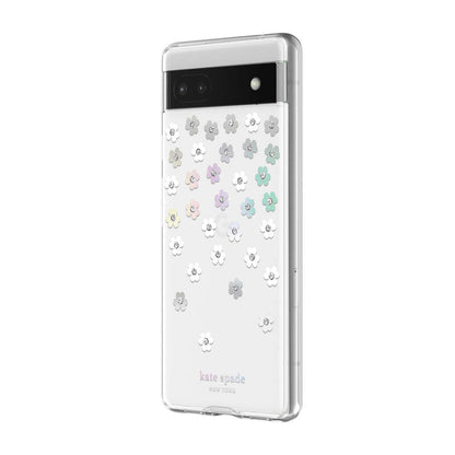 kate spade new york Protective Hardshell for Google Pixel 6a Scattered Flowers