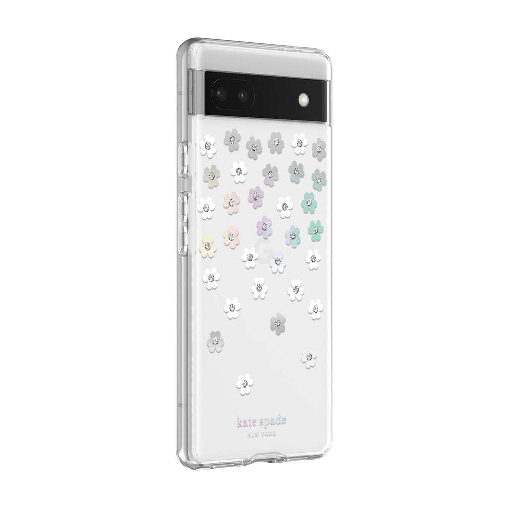 kate spade new york Protective Hardshell for Google Pixel 6a Scattered Flowers