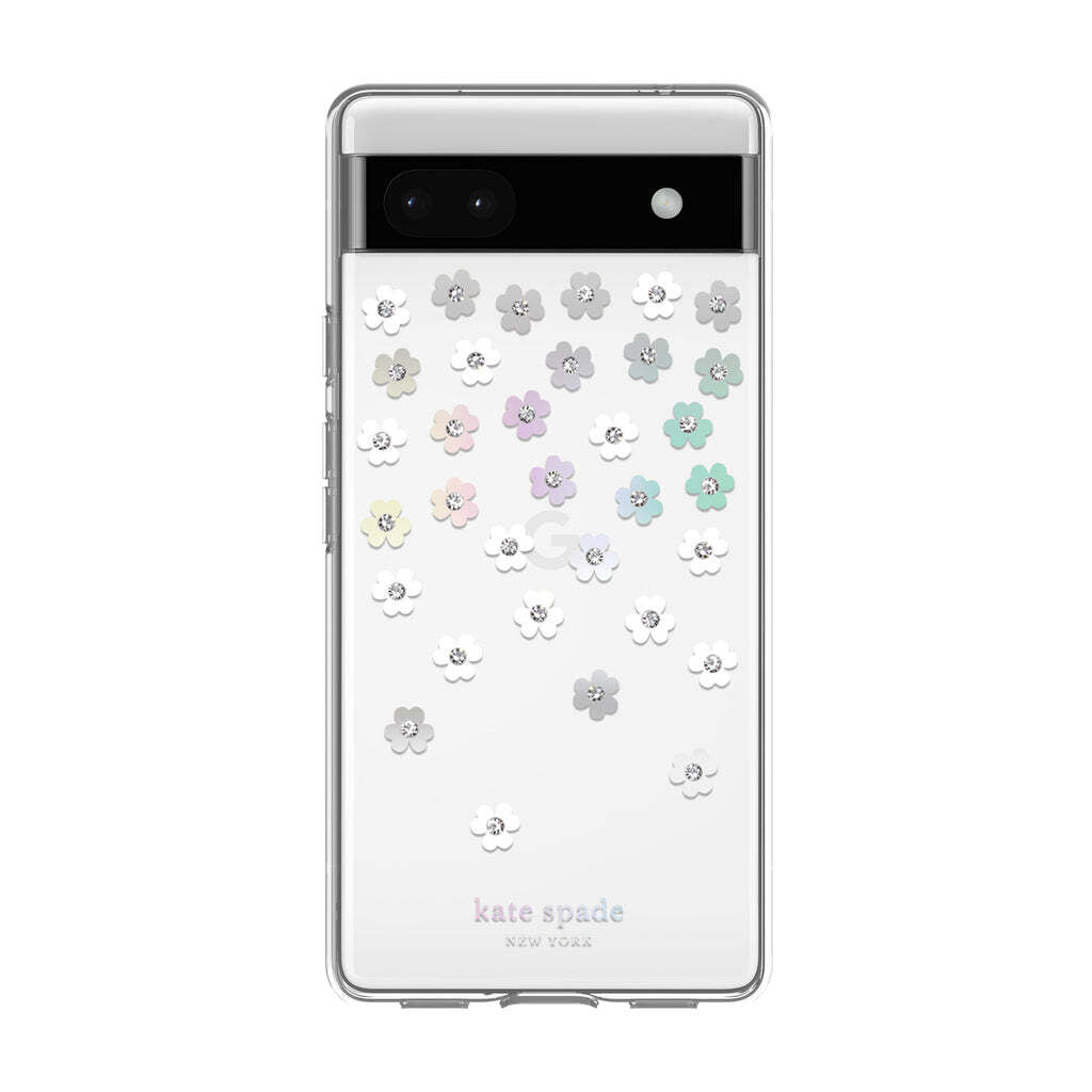 kate spade new york Protective Hardshell for Google Pixel 6a Scattered Flowers