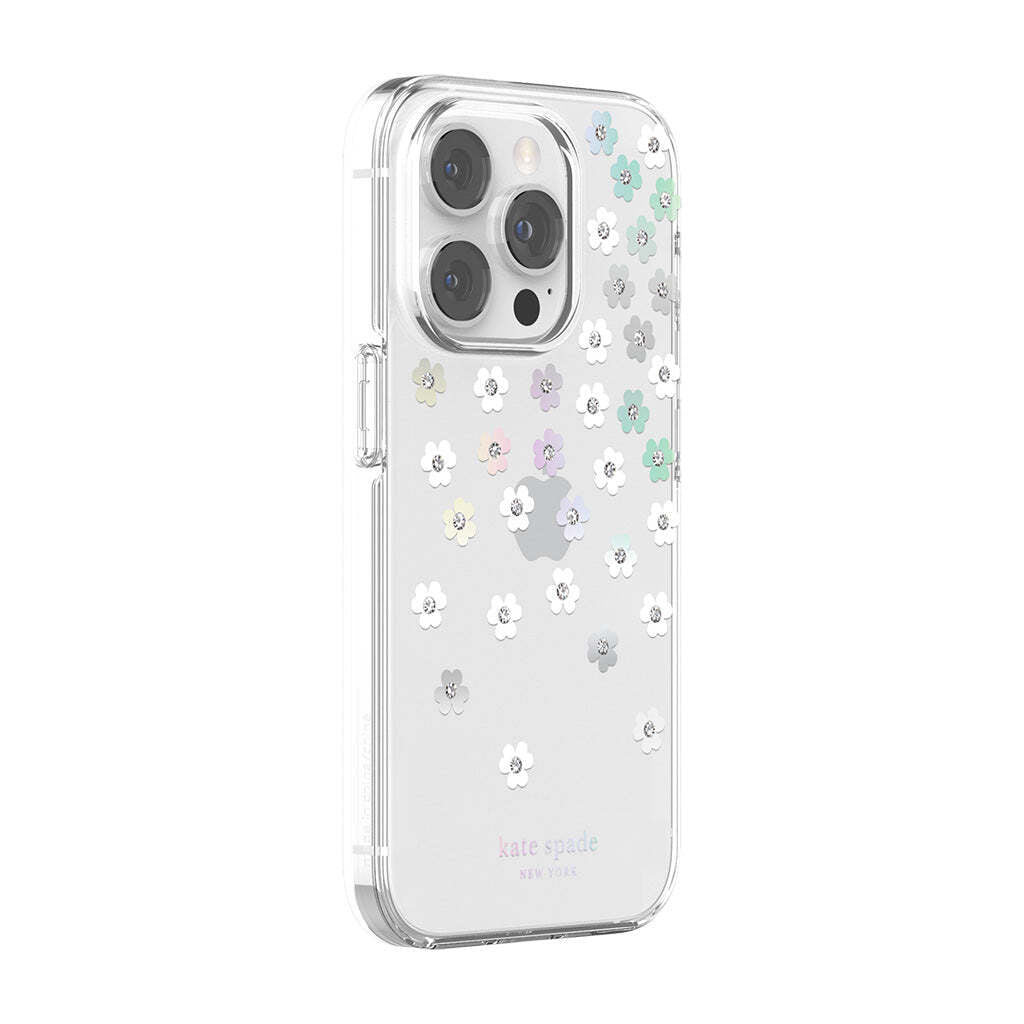 KSNY iPhone 14 Pro Protective Hardshell Scattered Flowers