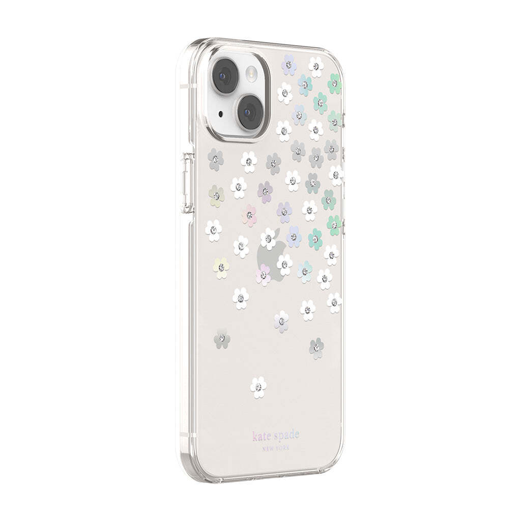 KSNY iPhone 14 Plus Protective Hardshell Scattered Flowers