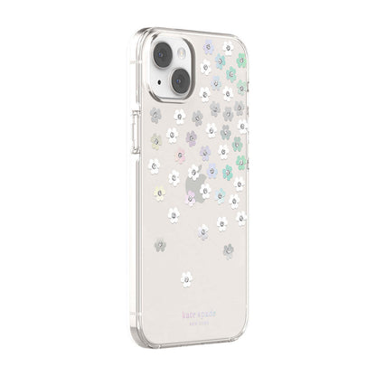 KSNY iPhone 14 Plus Protective Hardshell Scattered Flowers