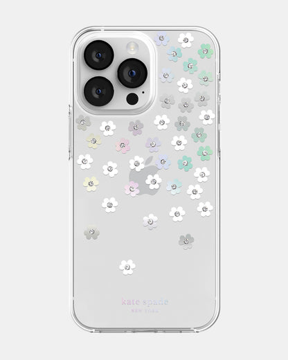 KSNY iPhone 14 Pro Max Protective Hardshell Scattered Flowers