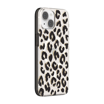 KSNY phone case for iPhone 14 Protective Hardshell MagSafe City Leopard