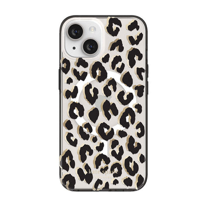 KSNY phone case for iPhone 14 Protective Hardshell MagSafe City Leopard