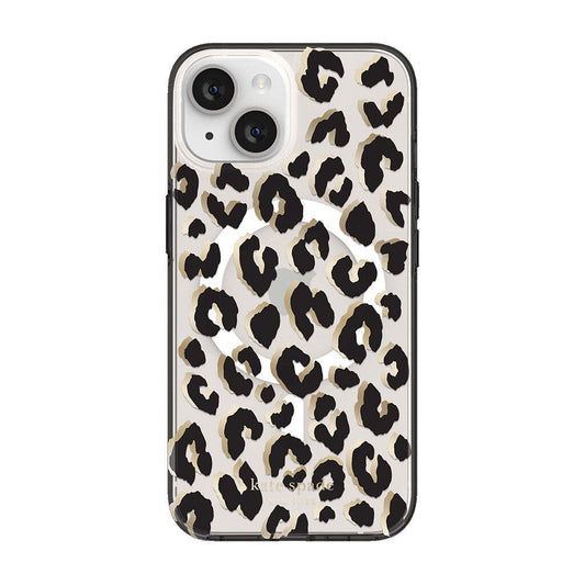 KSNY phone case for iPhone 14 Protective Hardshell MagSafe City Leopard