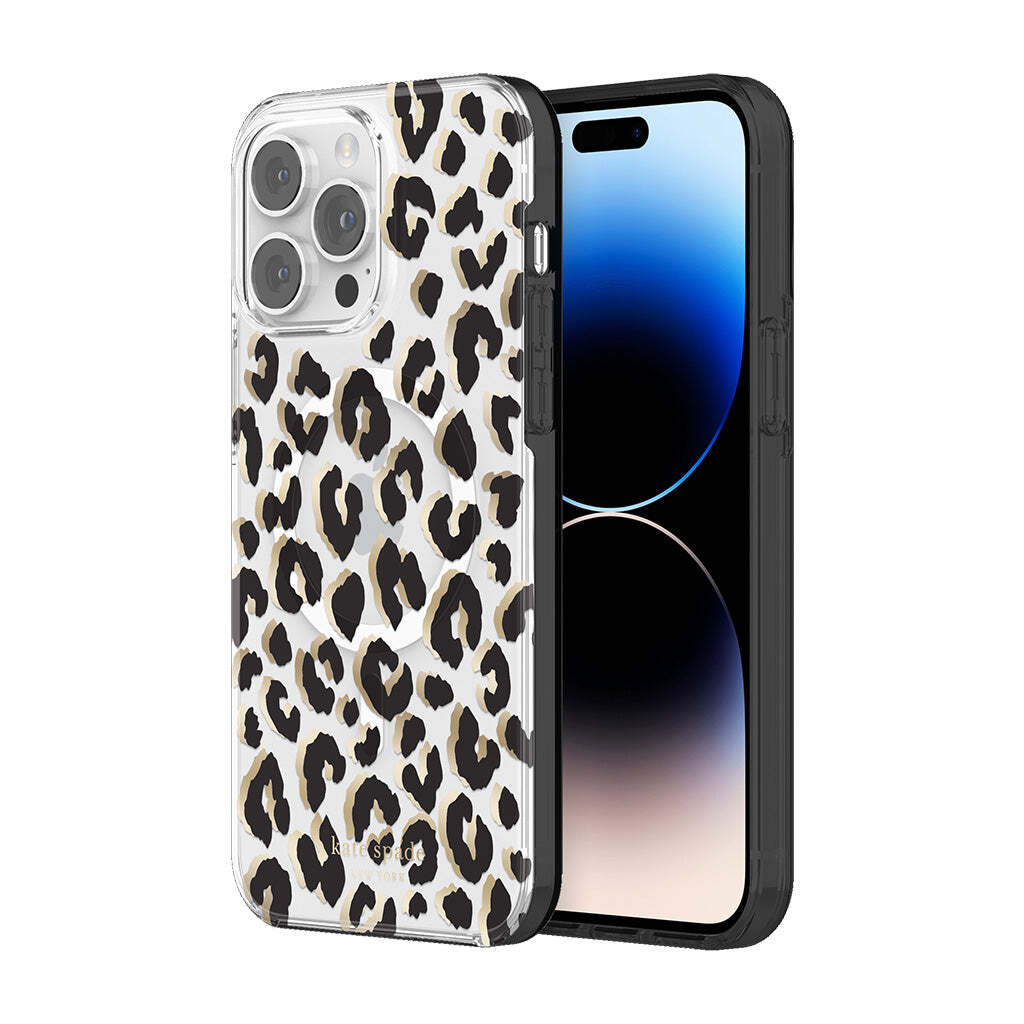 KSNY iPhone 14 Pro Max Protective Hardshell MagSafe City Leopard