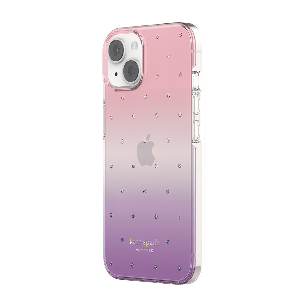 KSNY iPhone 14 Protective Hardshell Ombre Pin Dot